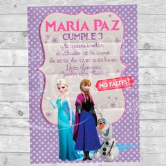 Diseño Frozen, Elsa Ana y Olaf (INV17)