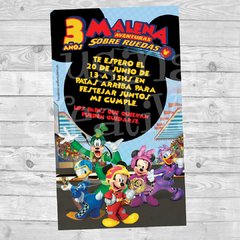 Diseño Mickey sobre ruedas (INV201)