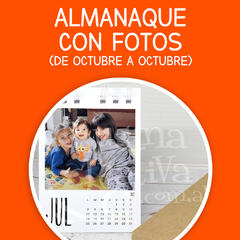 Almanaque con fotos (de Octubre a Octubre) - Día de la Madre