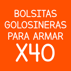 Bolsitas golosineras x40 - Modelos Pochoclera, Rectangular , MilkBox o Cubo. (copia)