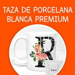 Taza blanca de porcelana Premium - Día de la Madre