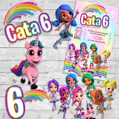 Diseño Rainbow Rangers