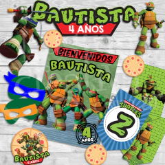 DISEÑO TORTUGAS NINJAS
