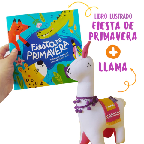 COMBO Libro "Fiesta de Primavera" + Llama - comprar online