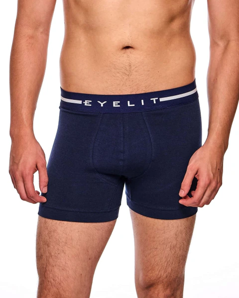 Boxer Liso Eyelit Art. 594 Hombre algodon liso elastico visible T. S al 4XL