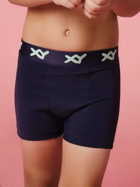 Boxer XY Art. 1087 Niños algodon liso elastico visible T. 2 al 14