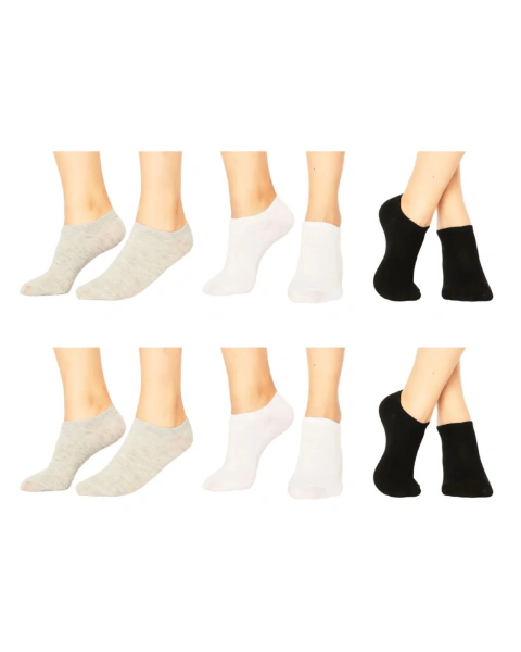 Pack x12 Invisibles Coa Coa Art. 2070 Mujer lisos surtidos