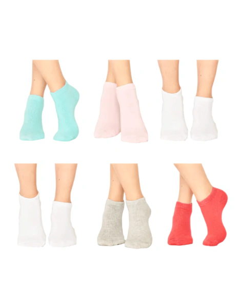 Pack x3 Soquetes Coa Coa Art. 2510 Mujer lisos surtidos