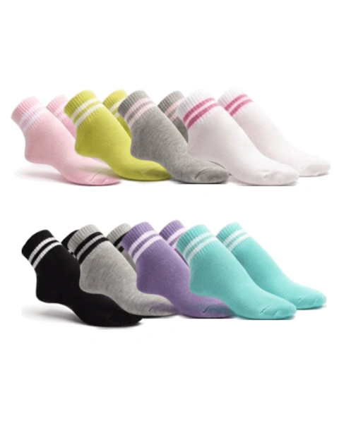 Pack x6 Soquetes Altos Coa Coa Art. 2520 Mujer caña alta puño morley