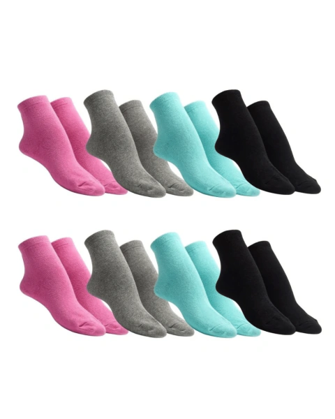 Pack x12 Medias Coa Coa Art. 2540 Mujer tenis 1/3 caña lisos