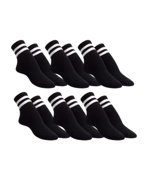 Pack x6 Medias Intermezzo Art. 3061 Hombre tenis con rayas