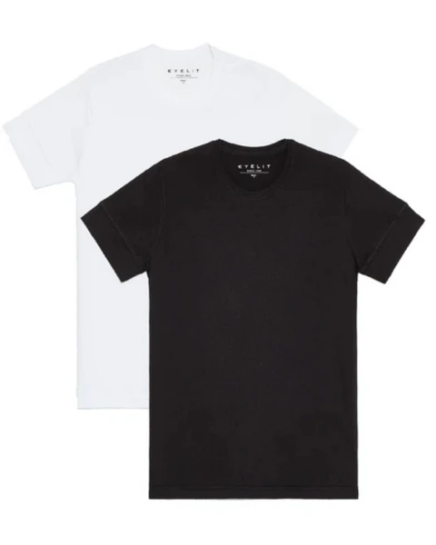 Pack x2 Remera Eyelit Art. 4482 Hombre manga corta 100% algodón T. 3XL