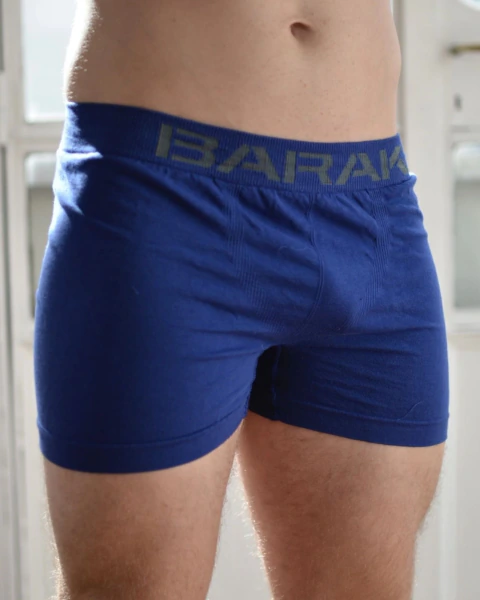 Boxer Barak Art. 501 Hombre sin costura seamless algodon liso T. S al XXL