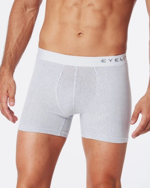 Boxer Eyelit Art. 590 Hombre algodon rayado elastico visible T. S al 4XL en internet
