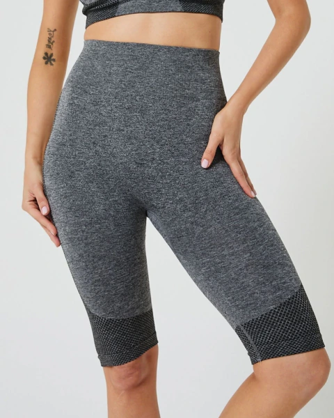 Biker Maxima Art. 706 Mujer calza corta deportiva con frunce push up T. Unico