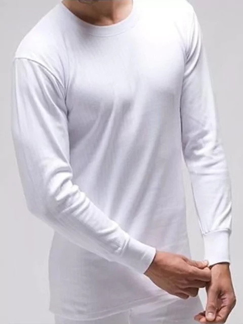 Camiseta Narocca Art. 992 Hombre termica manga larga cuello redondo algodon interlock liso T. 38 al 50 - comprar online