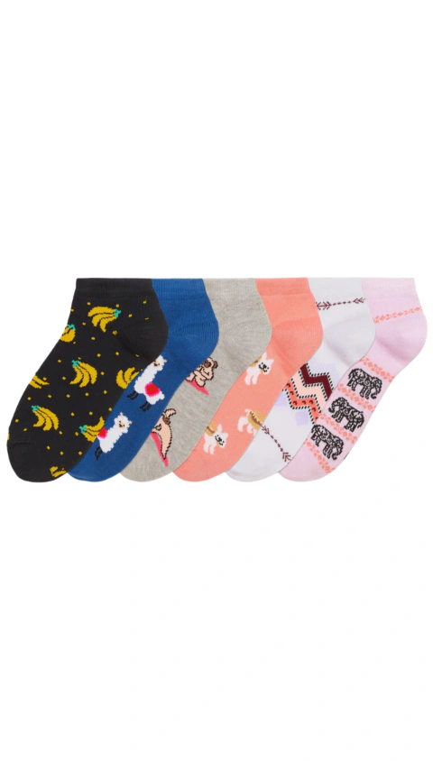 Pack x3 Soquetes Floyd Art. MJ6 Mujer estampados