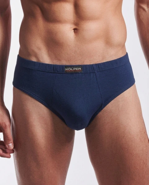 Slip Kolper Art. 2000 Hombre cintura embutida algodon liso T. 2 al 10