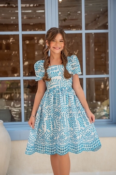 Vestido Celeste