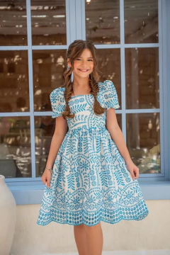 Vestido Celeste