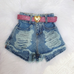 Short Jeans Godê Destroyed Cintura Alta
