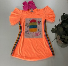 Vestido Laranja Neon SUMMER Vibes