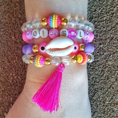Kit 4 Pulseiras Oi Sol