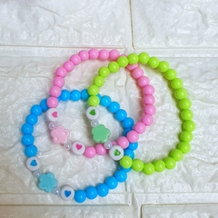 Kit 3 Pulseiras Meninas Super Poderosas