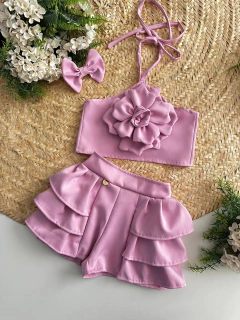 Conjunto Vanessa (Acompanha Laço de Cabelo)