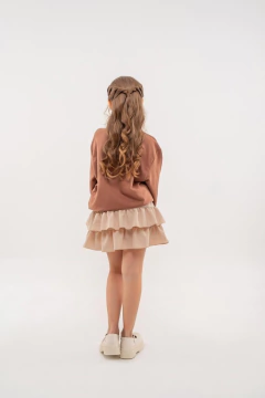 Conjunto Mina Marrom