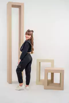 Conjunto Preto Lorena (Calça e Blusa) - loja online