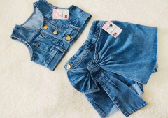 Conjunto Jeans Laço - comprar online