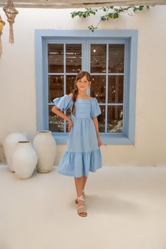 Imagem do Vestido Mayla MIDI Azul