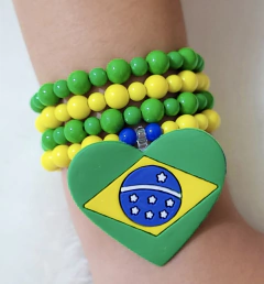 Kit 4 Pulseiras BRASIL