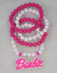 Kit 4 Pulseiras Rosa - comprar online