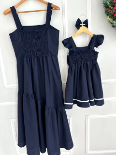 Vestido Marília Mãe e Filha (Acompanha Laço de Cabelo) (cada um) - loja online