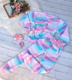 Conjunto Soft Flamingo (Blusa e Calça)