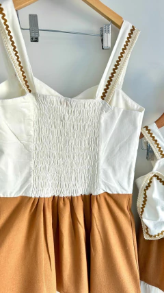 Vestido Giulia Mãe e Filha (Acompanha Laço de Cabelo) (cada)