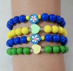 Kit 4 Pulseiras BRASIL
