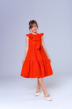 Vestido Angeline Vermelho - Coisas de Dondoquinha