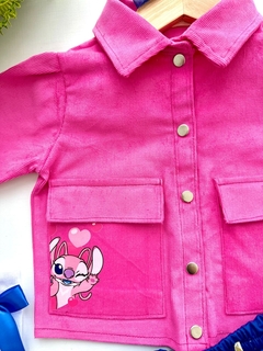 Conjunto Stitch Pink e Azul - Coisas de Dondoquinha