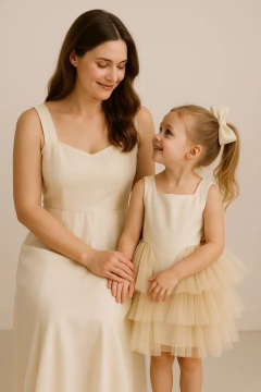 Vestido Cristal Mãe e Filha (Acompanha Laço de Cabelo) (cada um) na internet