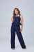Conjunto Infantil Elisa Azul Marinho