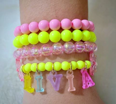 Kit 4 Pulseiras Personalizadas