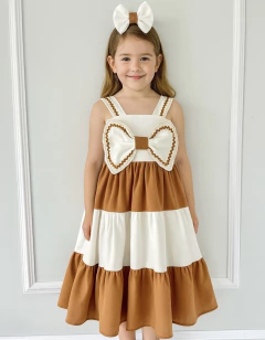 Vestido Giulia Mãe e Filha (Acompanha Laço de Cabelo) (cada) - comprar online