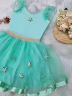 Conjunto Fundo do Mar Body e Saia Tule - comprar online