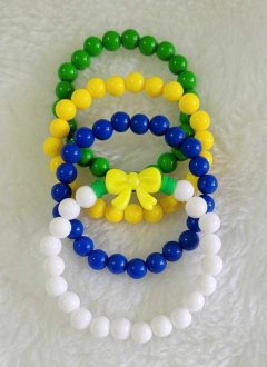 Kit 4 Pulseiras BRASIL - comprar online
