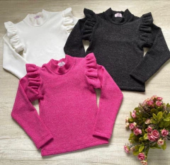 Blusa Tricô com Babado