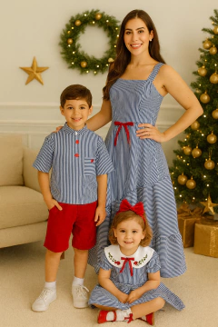 Vestido Helena Mãe e Filha (Acompanha Laço de Cabelo) (cada um) na internet