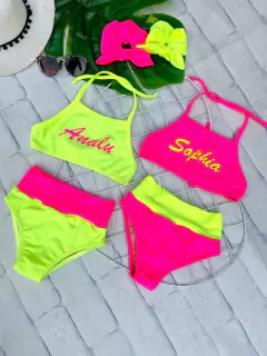 Biquíni Neon com Nome Personalizado (cada um) VE23 - comprar online